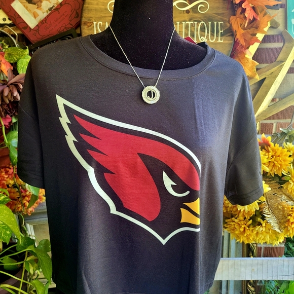 FOCO Women's NFL Team Logo Ladies Fashion Crop Top Shirt - Picture 5 of 9